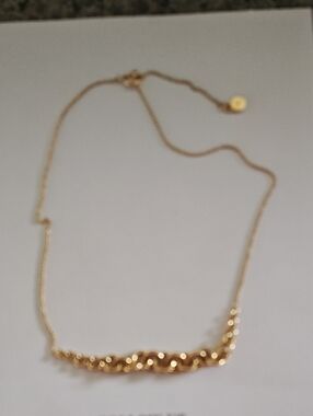 Gold Chain Link Bar Necklace - Women's Jewelry